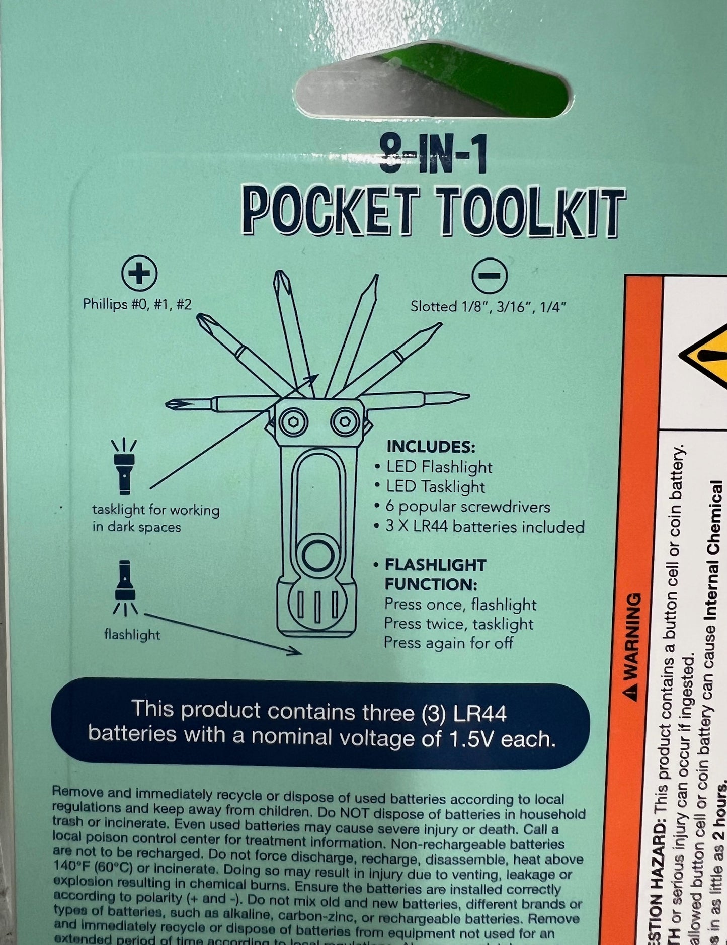 8-In-1 Pocket Tool Kit