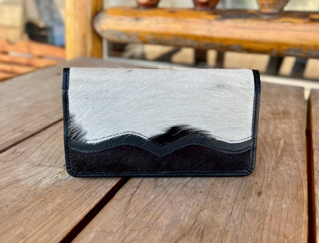 Cowhide Wallet/Checkbook Cover