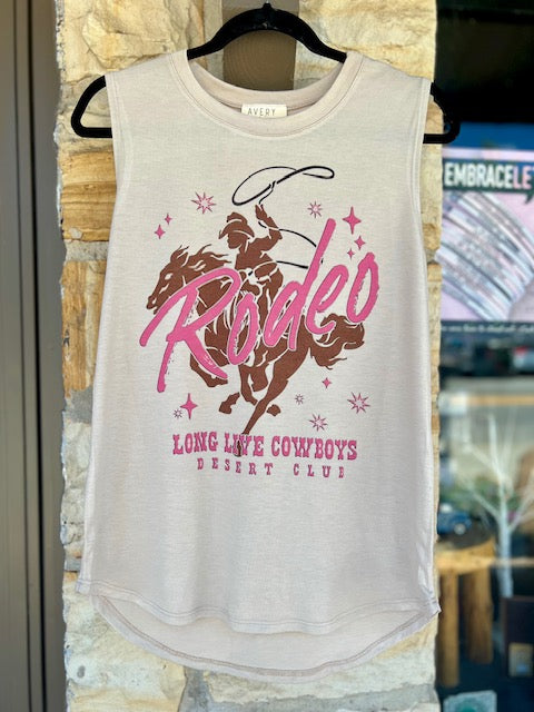 Rodeo Graphic Sleeveless Top