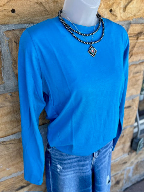 Pima Bliss Boyfriend Long Sleeve