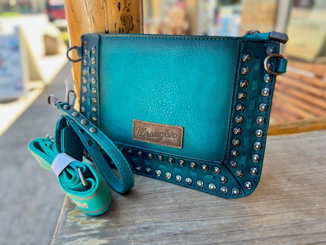 Wrangler Turquoise Crossbody Purse