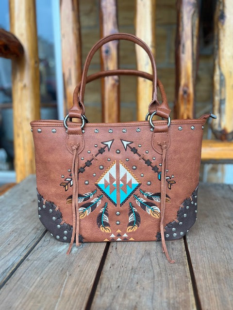 Montana West Aztec Shoulder Bag