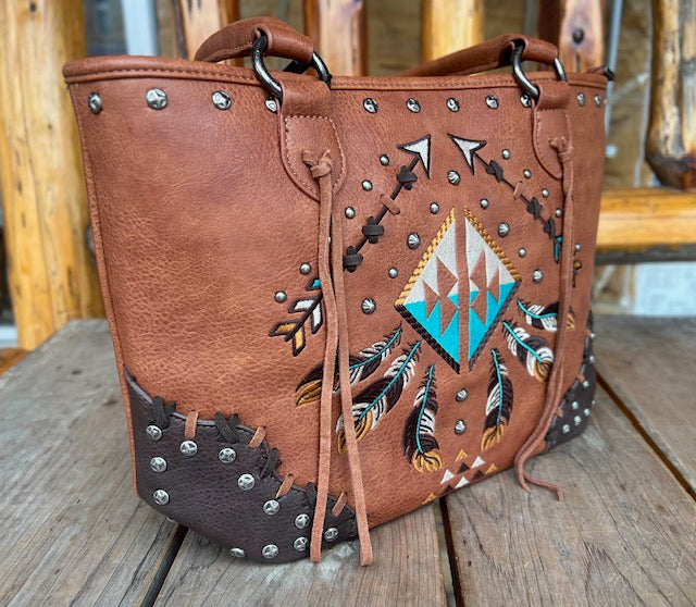 Montana West Aztec Shoulder Bag