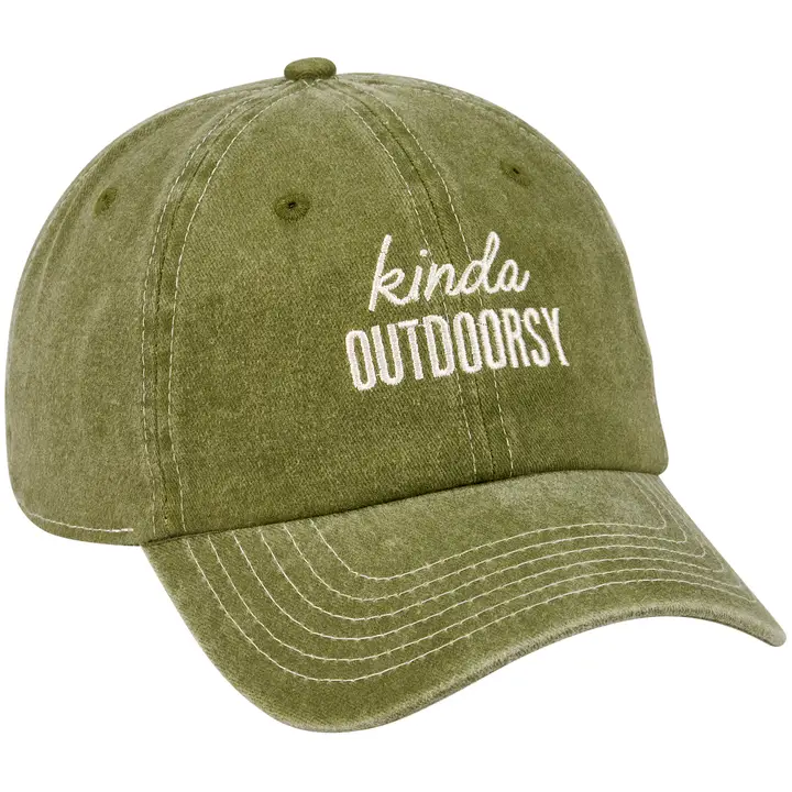 Kinda Outdoorsy Olive Green Hat