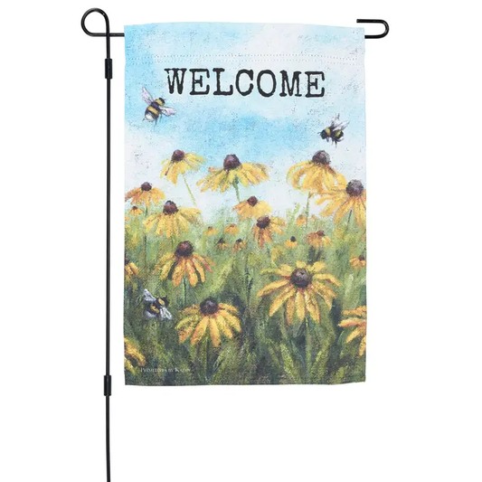 Sunflower Garden Welcome Flag