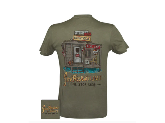 Southern Limit "Bait & Tackle One Stop Shop" Tee