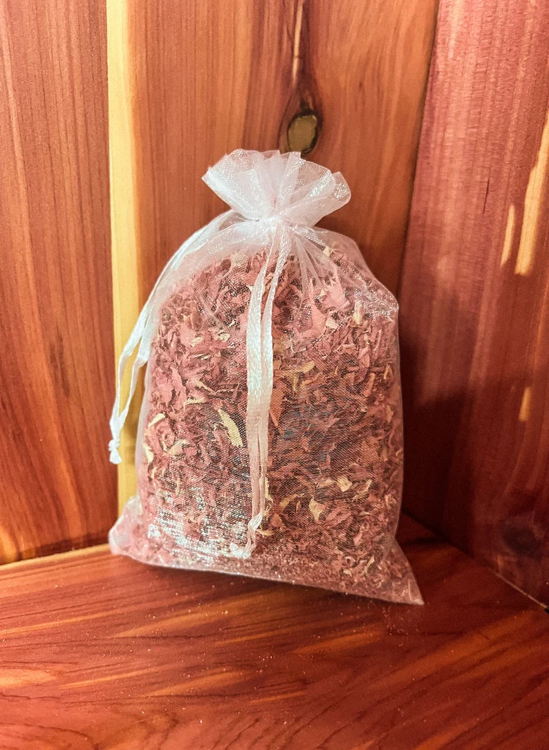 Set of 2 Cedar Shavings Sachet Bags