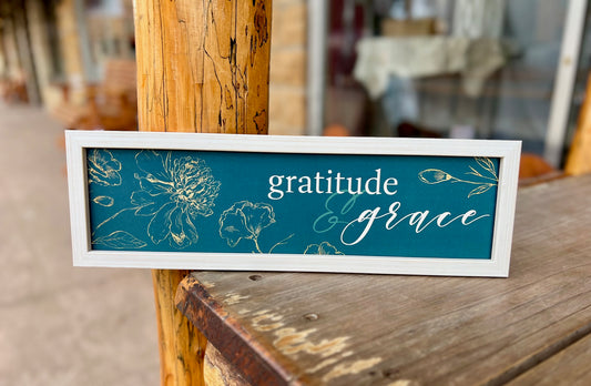 Gratitude and Grace Plaque