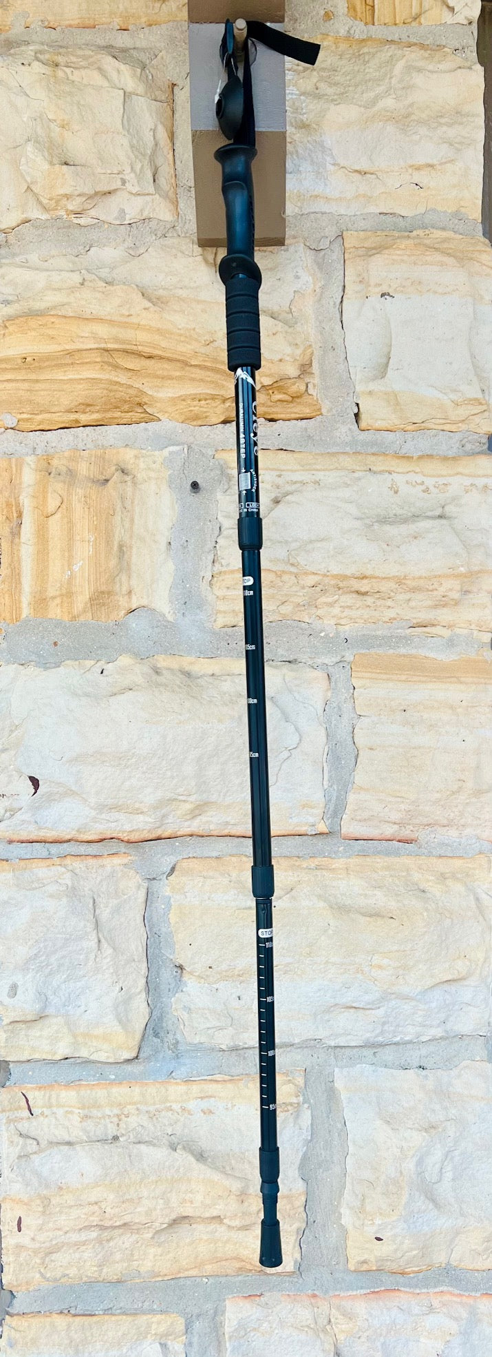 Retractable Hiking Stick-Black