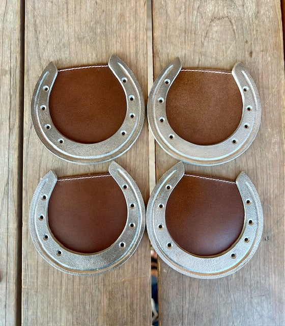 Set of Four Horseshoe Coasters