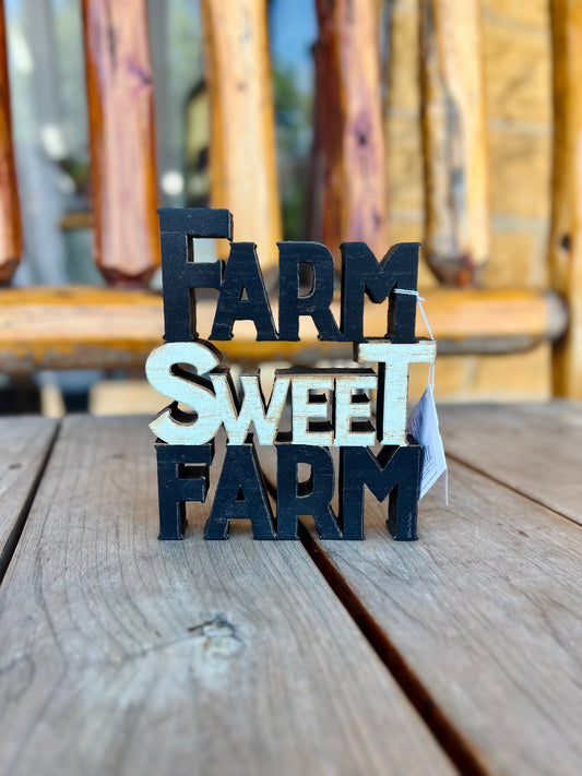 Farm Sweet Farm sign