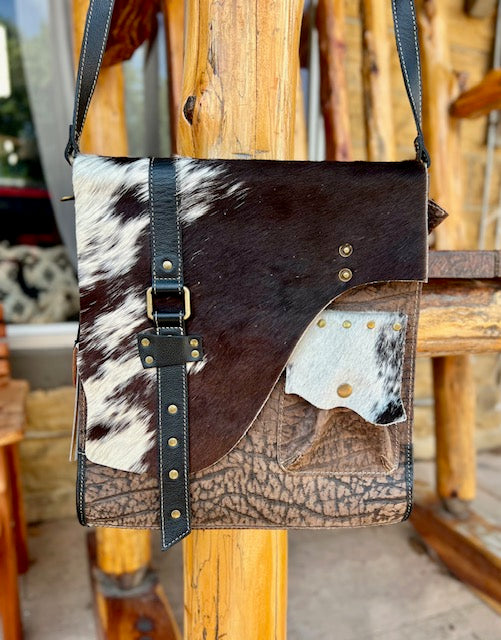 East Fork Ranch Leather & Hairon Myra Bag