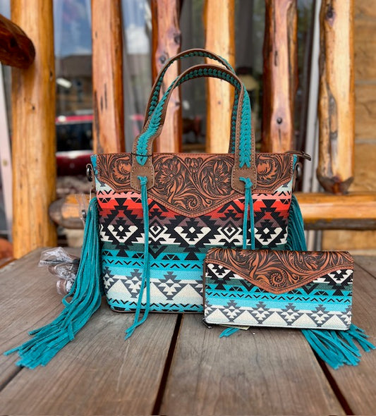 Wrangler Purse and Wallet set