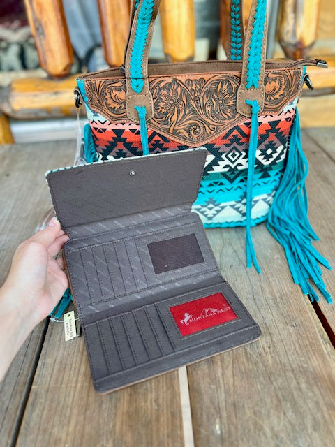 Wrangler Purse and Wallet set