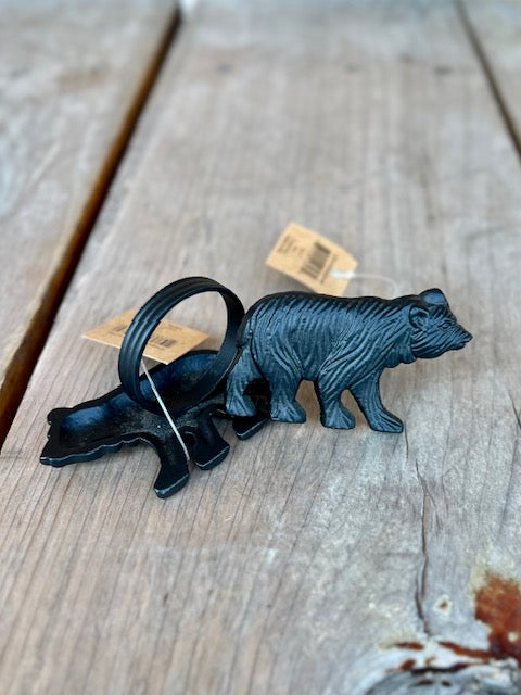 Set of 4 Bear Napkin Ring