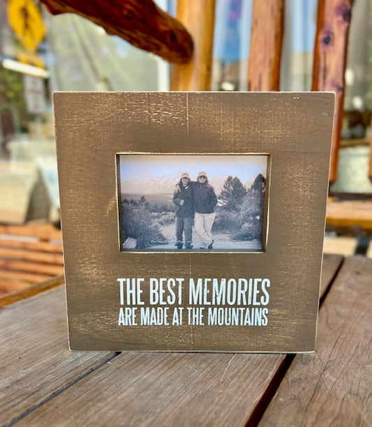 At The Mountains Box Frame