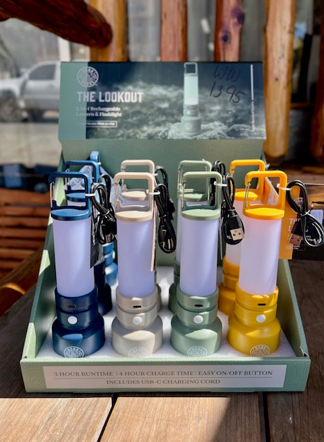 2-in-1 Rechargeable Lantern and Flashlight