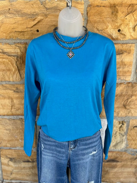 Pima Bliss Boyfriend Long Sleeve