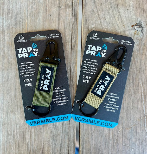 Versible Tap To Pray Tactical Keychain