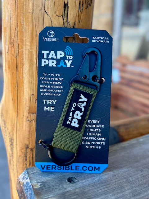Versible Tap To Pray Tactical Keychain