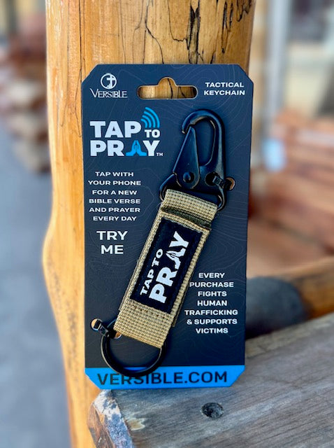Versible Tap To Pray Tactical Keychain