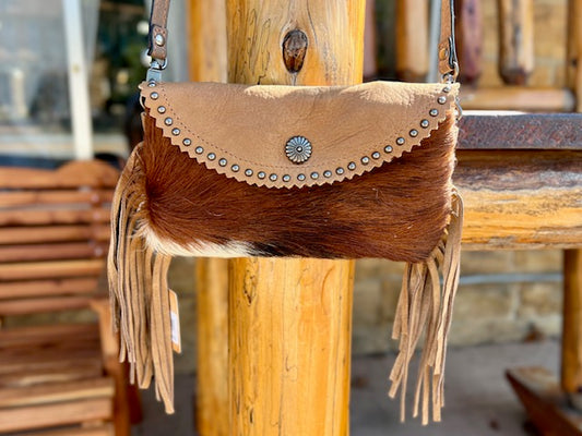 Light Brown Cowhide Leather Bag