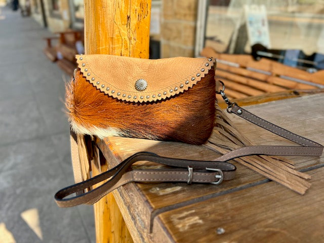 Light Brown Cowhide Leather Bag