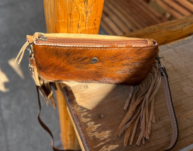 Light Brown Cowhide Leather Bag