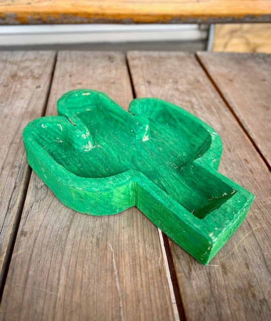 Green Cactus Dough Bowl