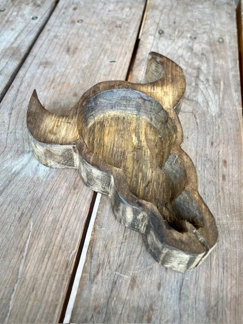 Steer head dough bowl