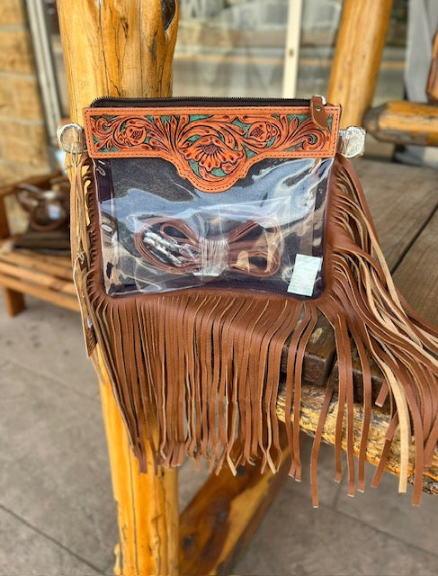 Sixtease Clear Crossbody Purse