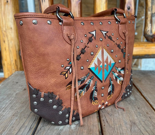 Montana West Aztec Shoulder Bag