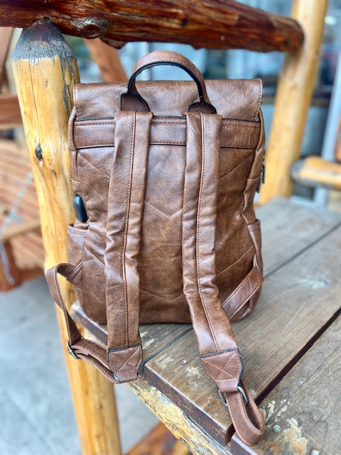Wrangler Belt Buckle Laptop Backpack