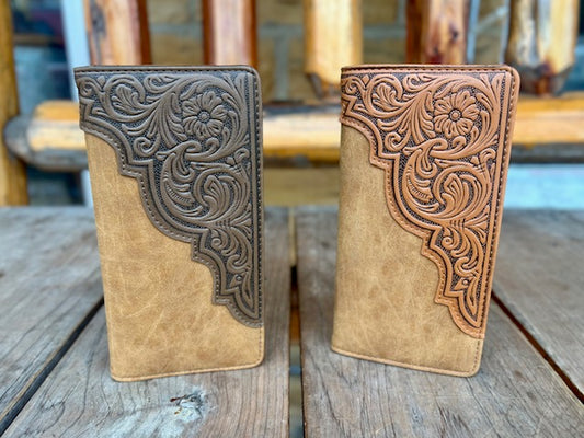 Montana West Bifold Long Leather Wallet