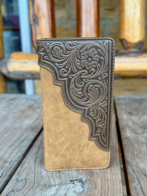 Montana West Bifold Long Leather Wallet