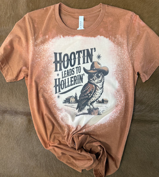 Hootin' Leads to Hollerin' Graphic Tee