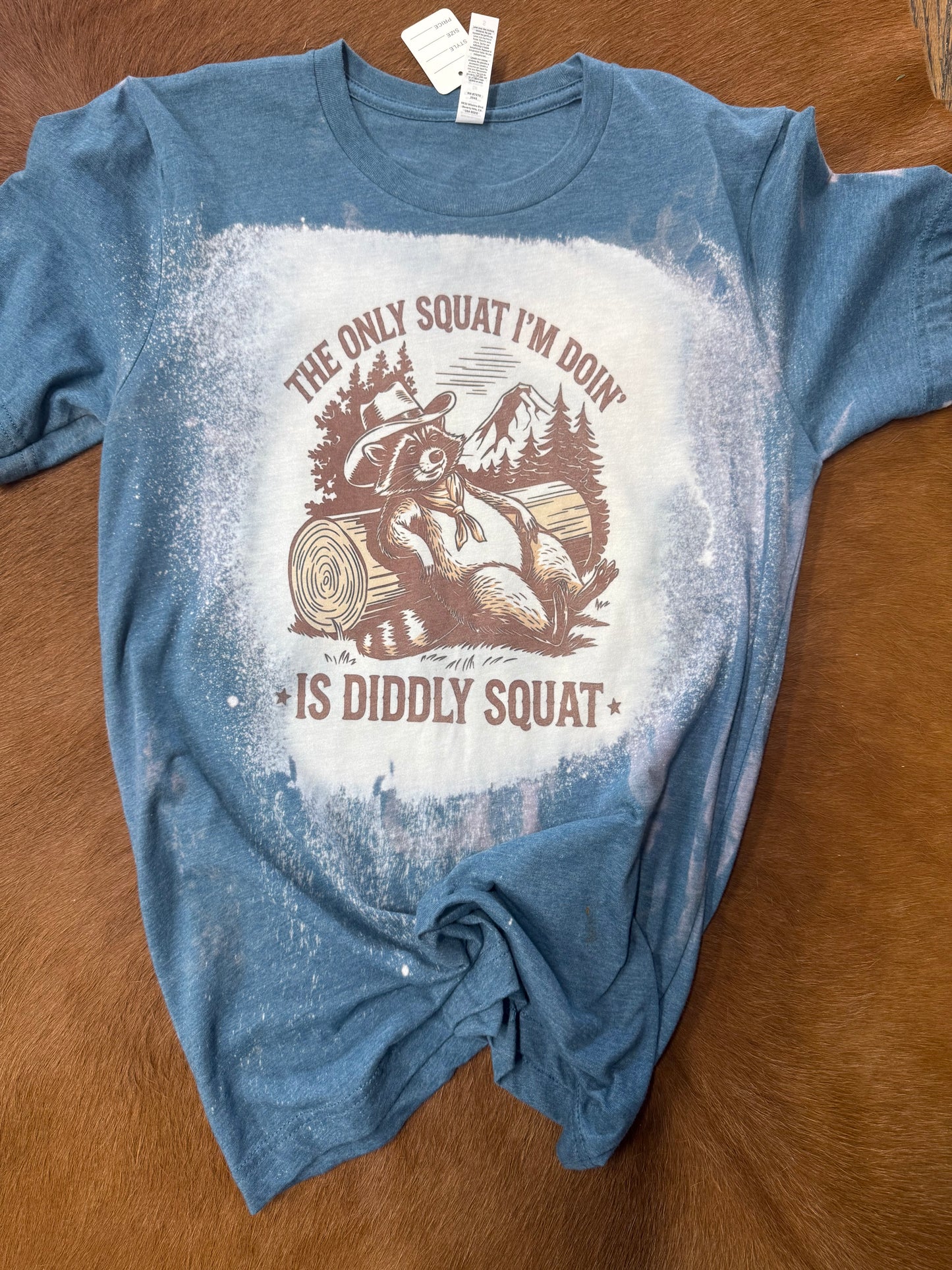 The Only Squat I'm Doing is Diddly Squat Graphic Tee