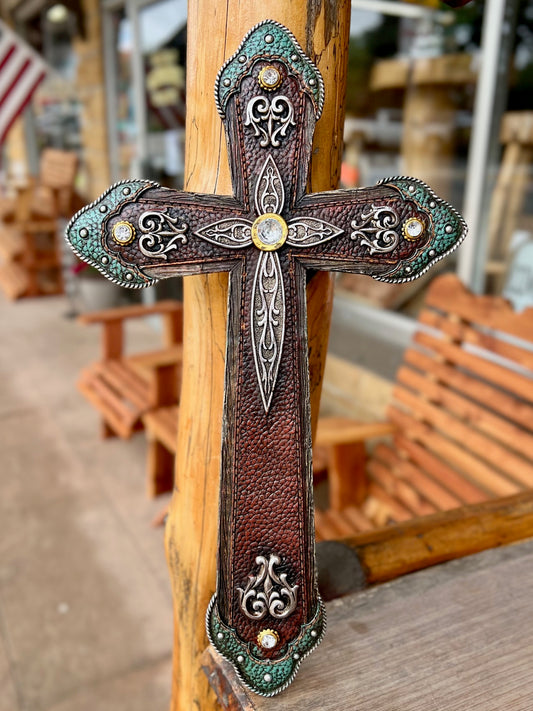 Jeweled Western Cross