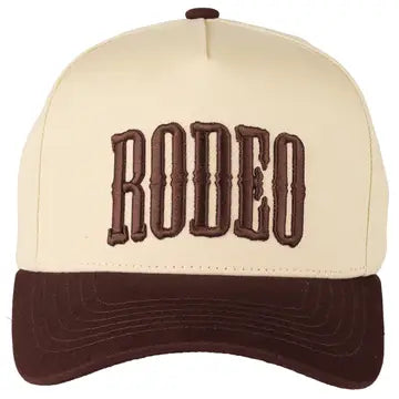 C.C Rodeo Letter Embroidered Snapback Trucker Hat