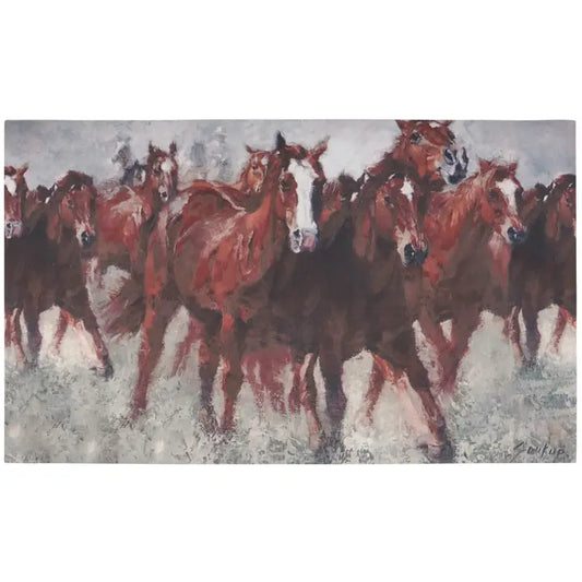 Running Horses Rug