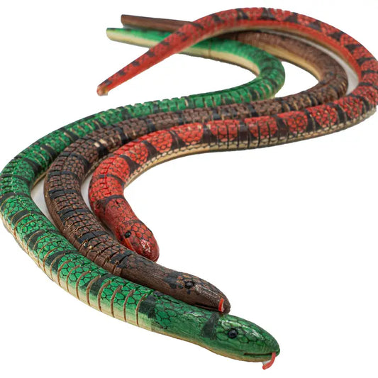Wooden Jointed Snake